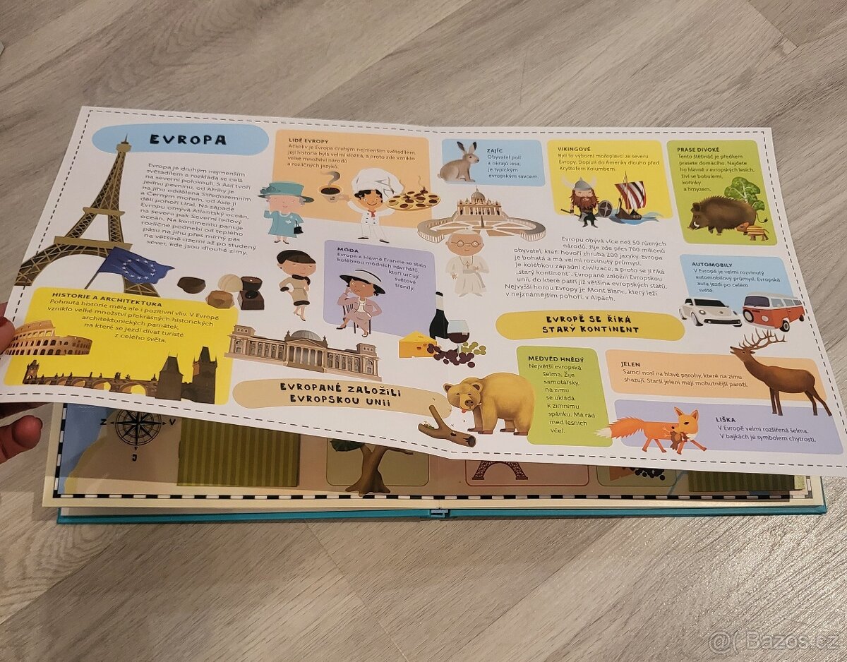 Atlas světa pro děti - rozkládací, Albatros - 4