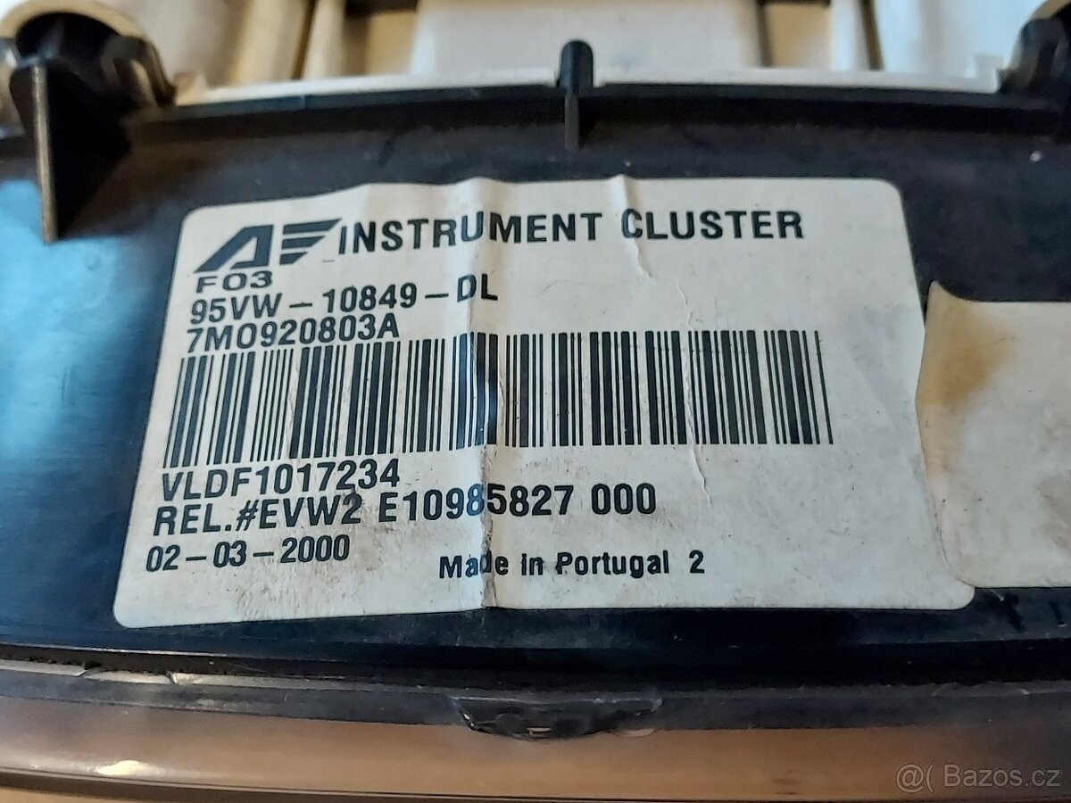 tachometr 7M0 920 803A - Sharan - 4