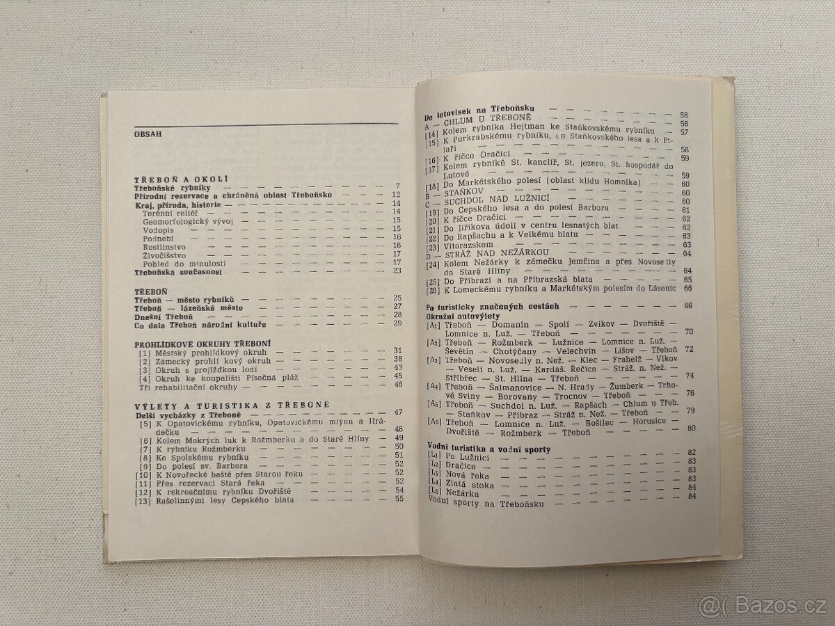 Třeboň průvodce s mapami, 1976 - 4