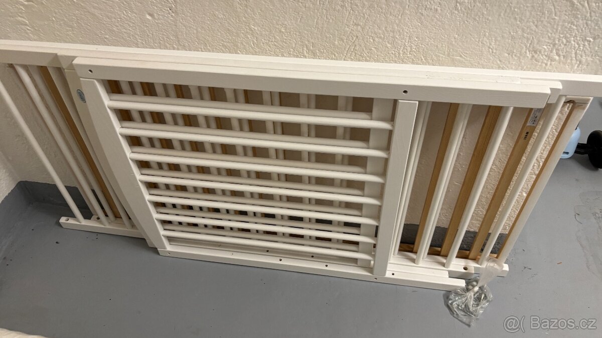 Dětská postýlka 120×60 cm - BÍLA - TOP STAV - 4