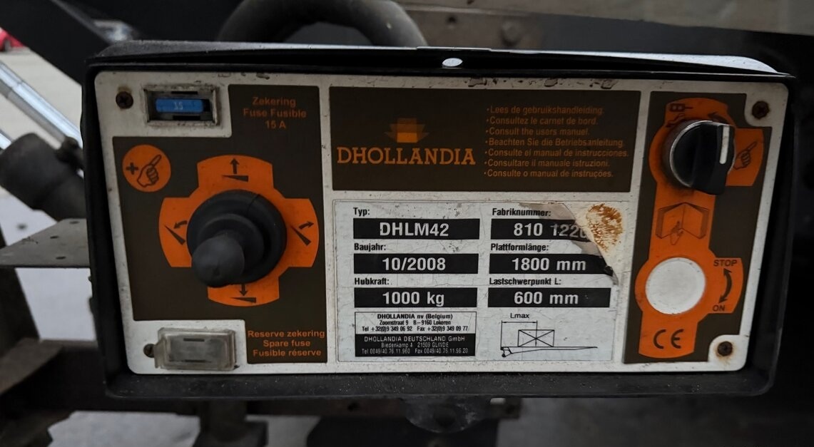 Prodám platformu na plošinu Dhollandia DHLM.42 - 4