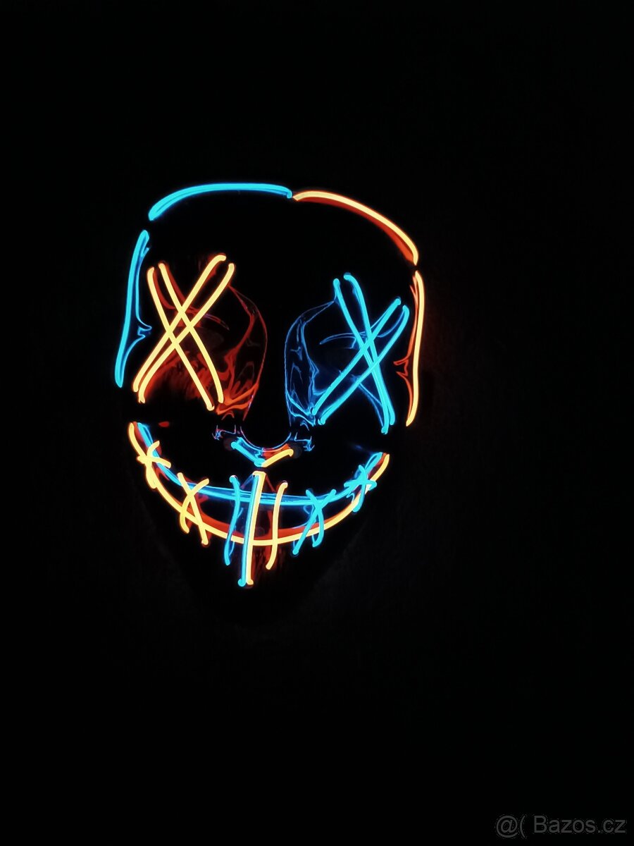 Svítící maska na karneval - 4