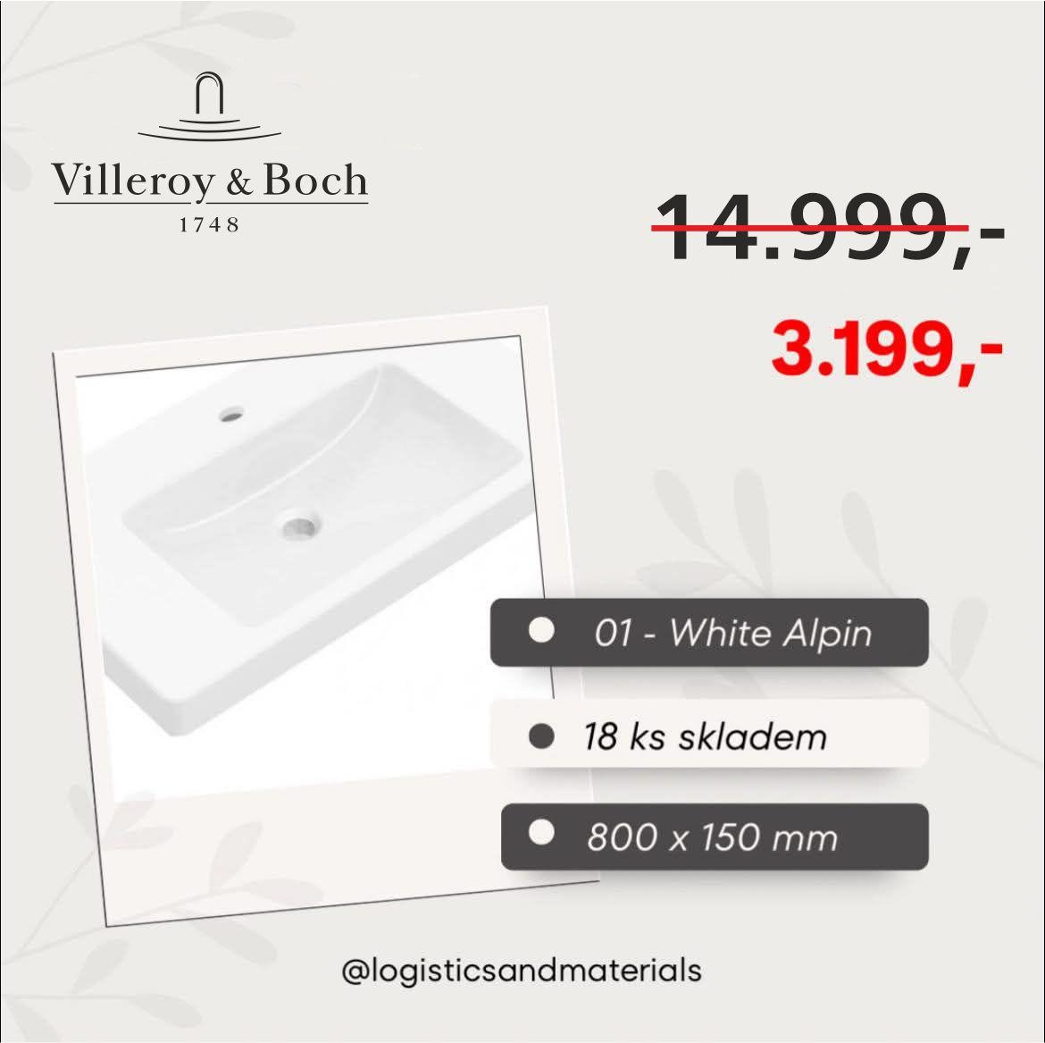 Villeroy & Boch výprodej — luxusní sanitární keramika - 4
