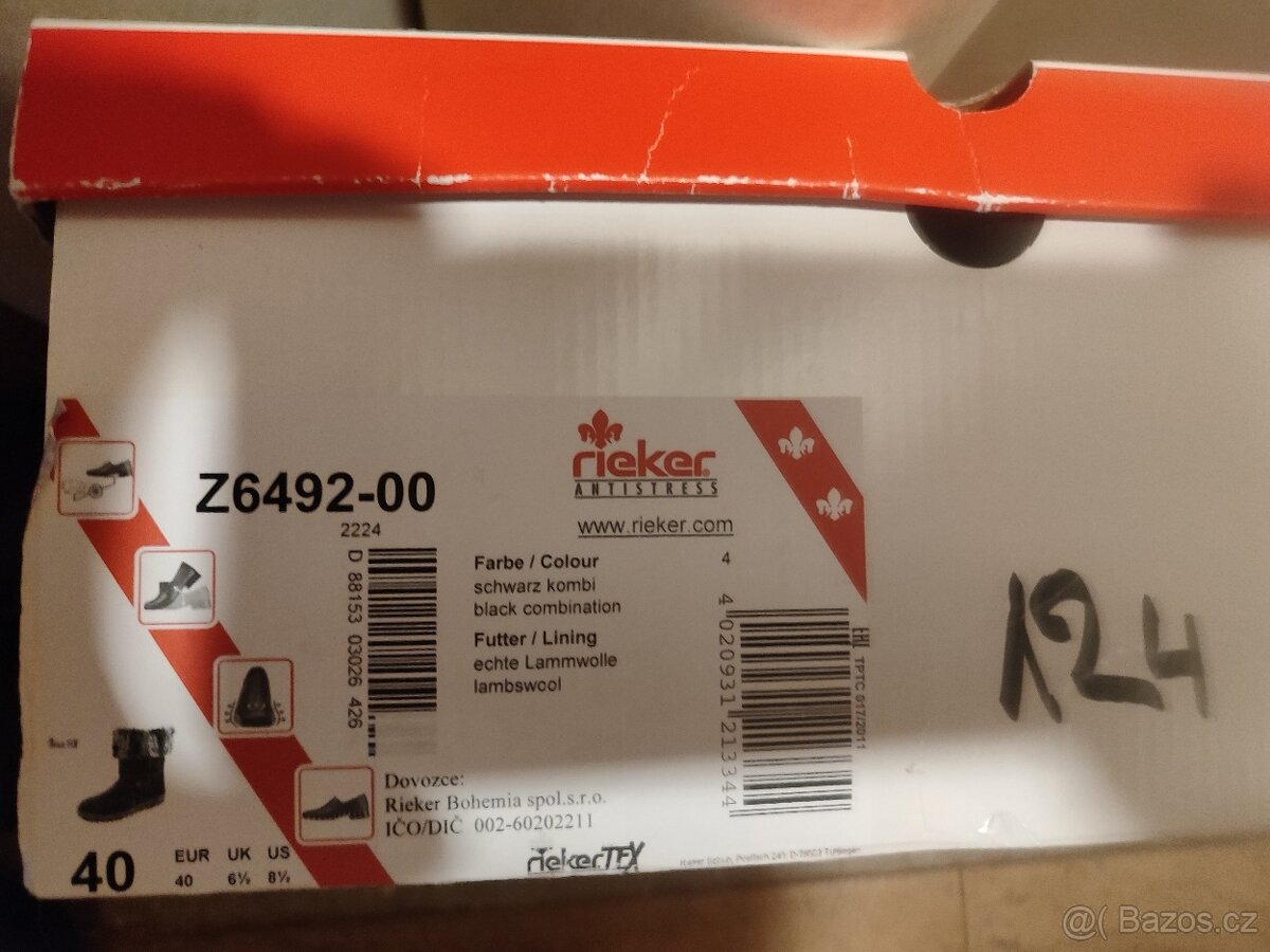 Kozačky Rieker vel. 40 - 4