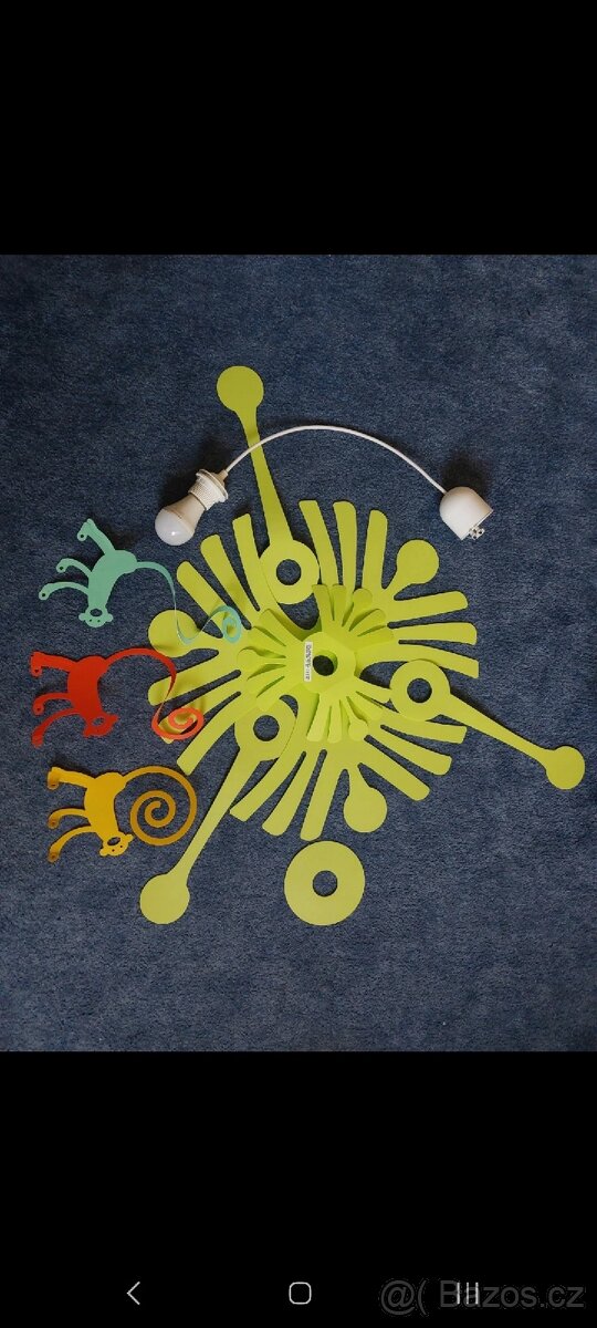 Lustr do dětskeho pokoje s opičkami - 4