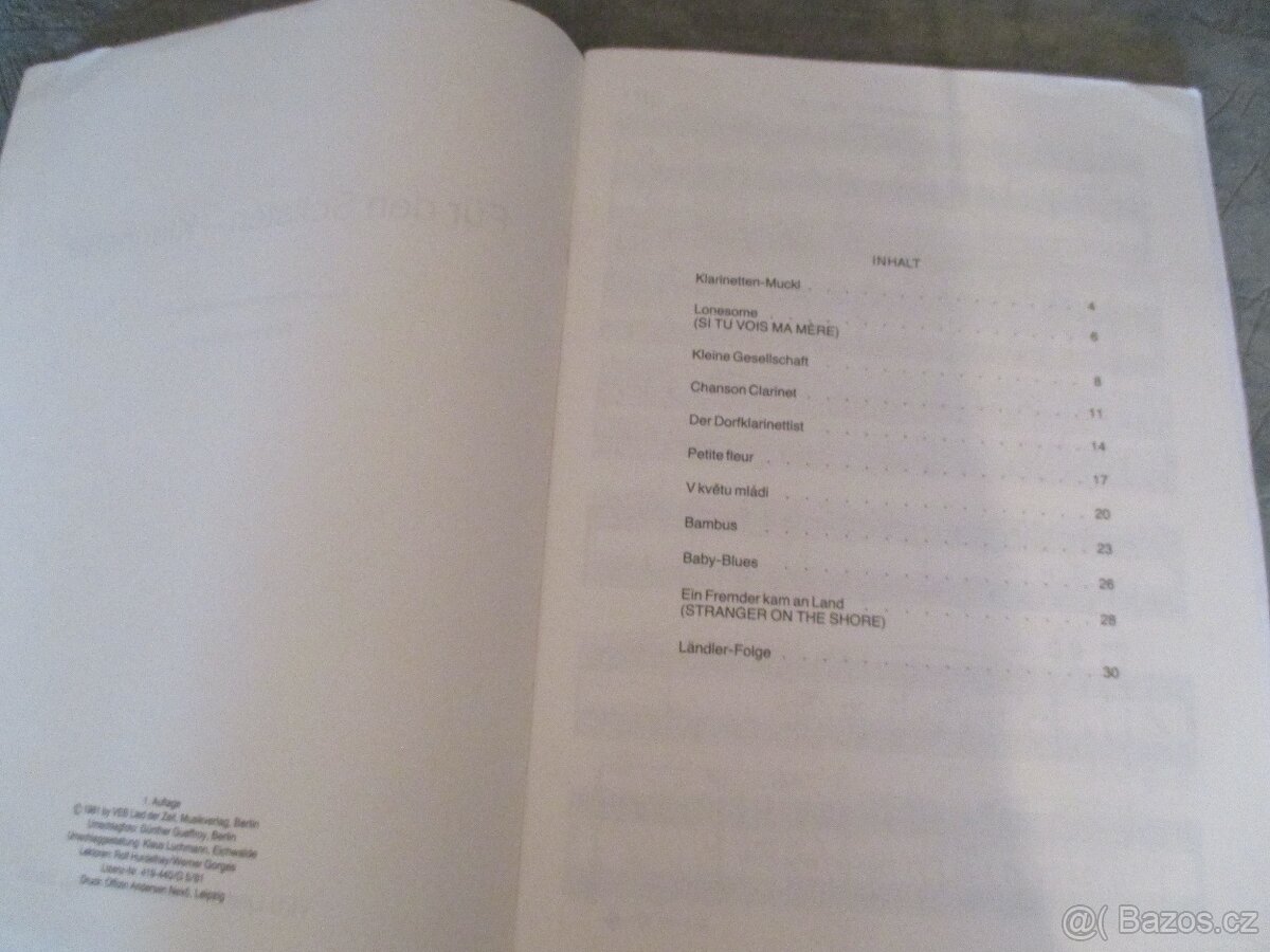 noty na klarinet - 4