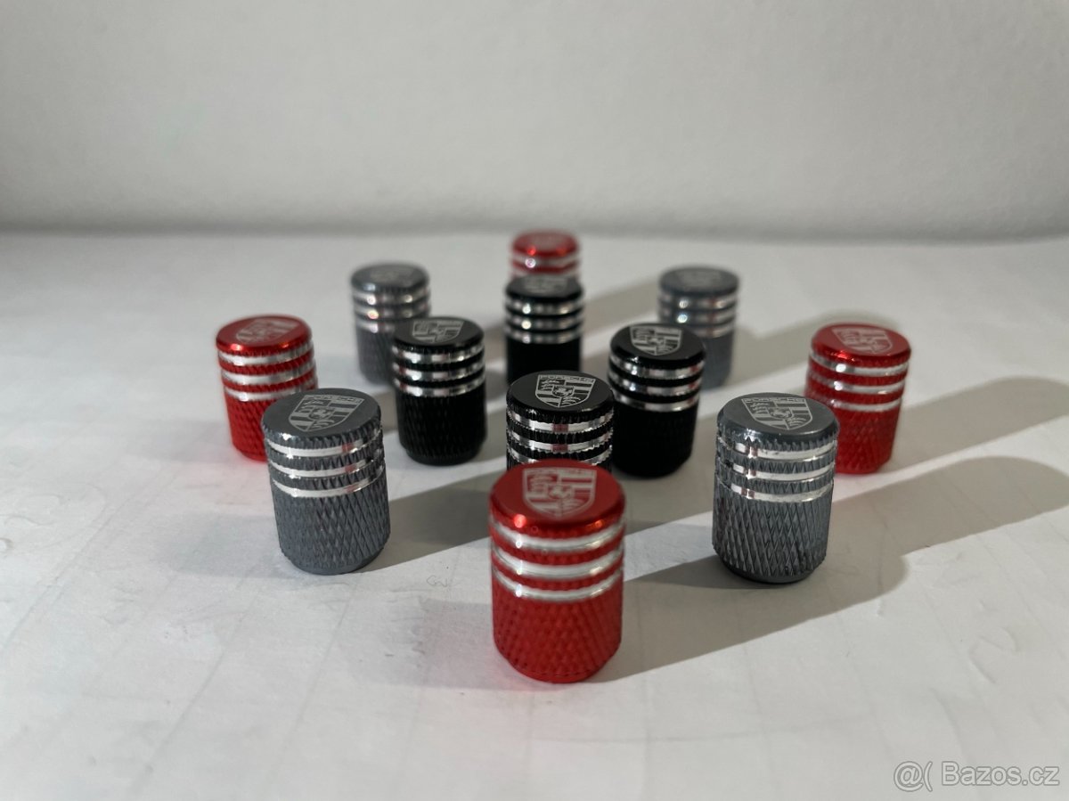 Porsche čepičky na ventilky 6 variant - 4