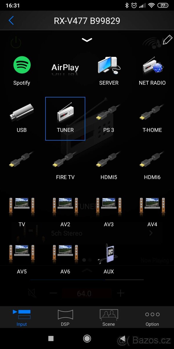 Predám 5.1 AV receiver Yamaha RX-V 477 - 4