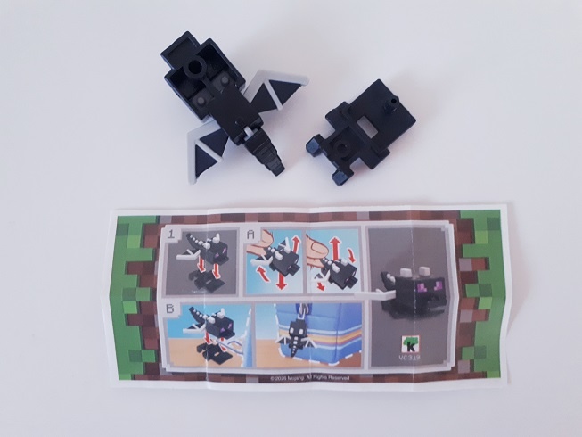 ENDER DRAK • FIGURKA MINECRAFT KINDER JOY - 4