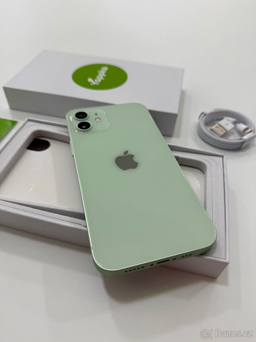 Apple iPhone 12 128GB Green - Krásný stav - ZÁRUKA - 4
