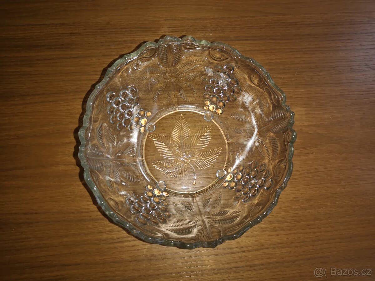 Skleněná mísa - ozdobná - 2 - 4