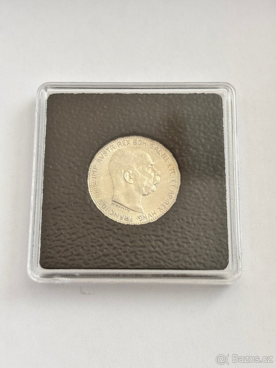 Stříbrná 1 Koruna František Josef 1. - 4