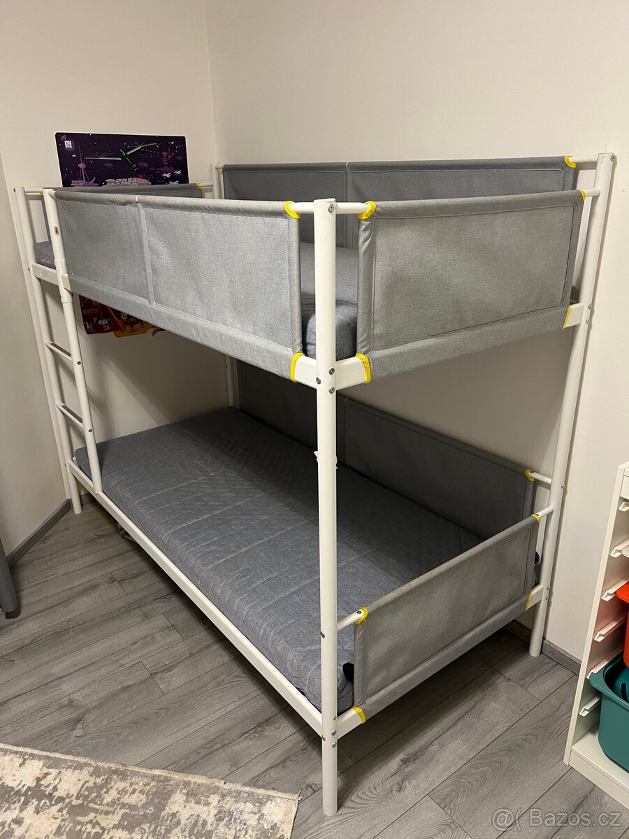 Dětská dvoupatrová postel | včetně matrací - 4