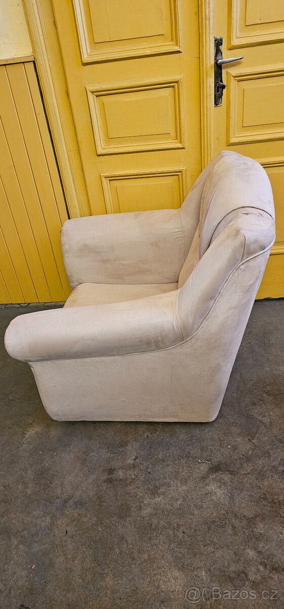 Křeslo - alcantara - 4