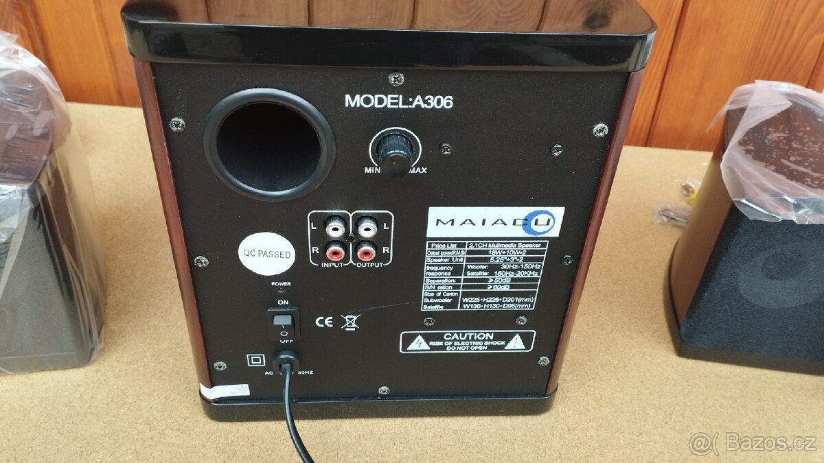 PC 2.1 audio sestava Maiacu A306 - 4