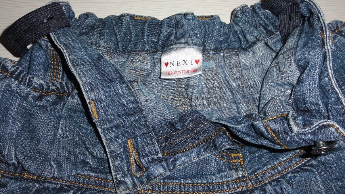 Riflová sukně vel. 134 a 140 - 4