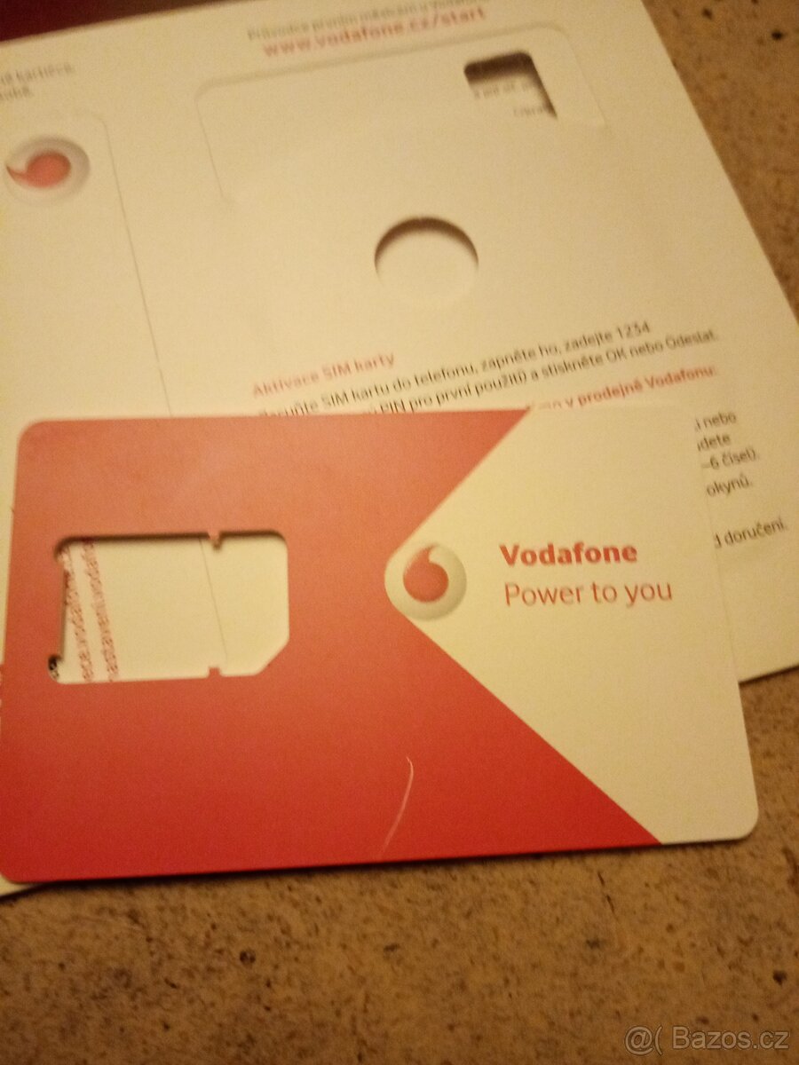 Vodafone SIM karta +420775658568 - 4