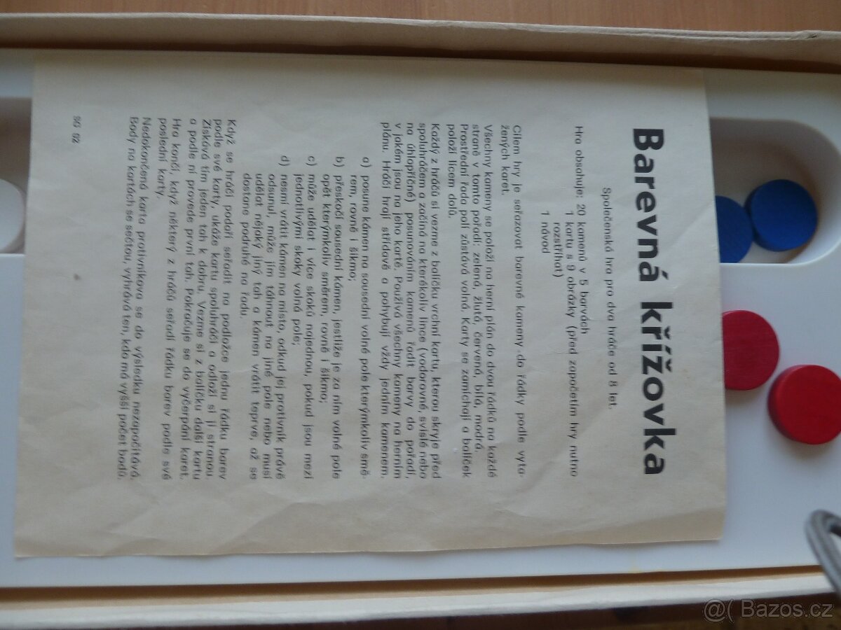 Retro hra TOFA Barevná křížovka - 4