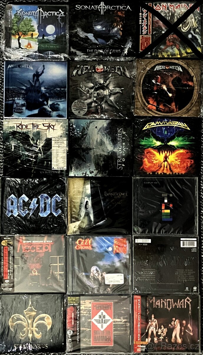 AC/DC BLACK SABBATH METALLICA HELLOWEEN QUEEN ACCEPT - 4