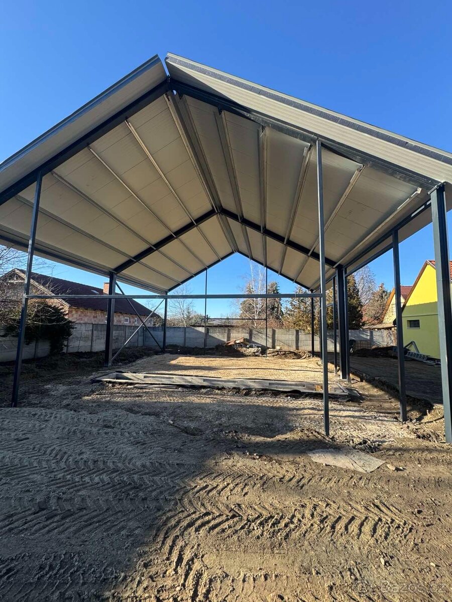 Konstrukce haly 12x12x4m - 4