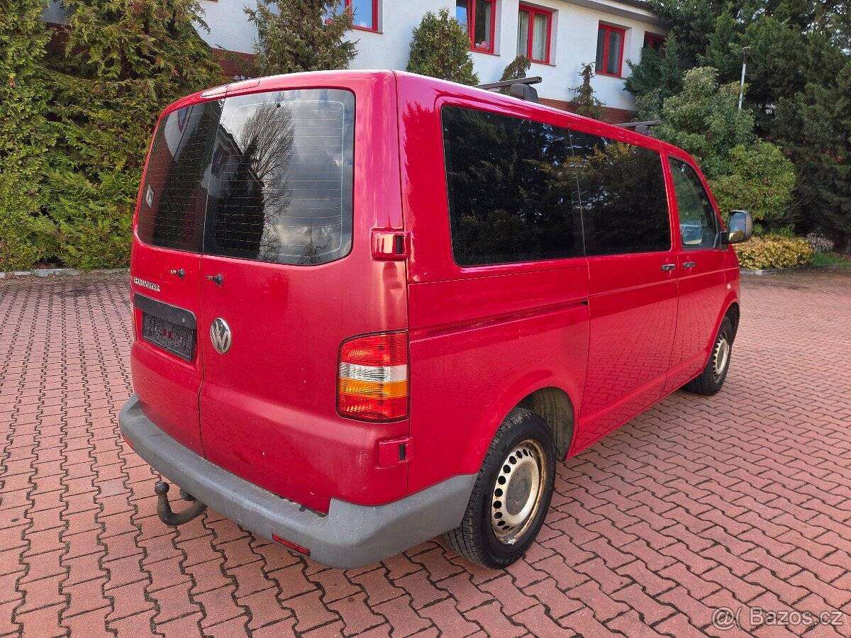 Transporter T5 1.9TDI 75kW,9.míst,tažné,Webasto,1.maj.servis - 4