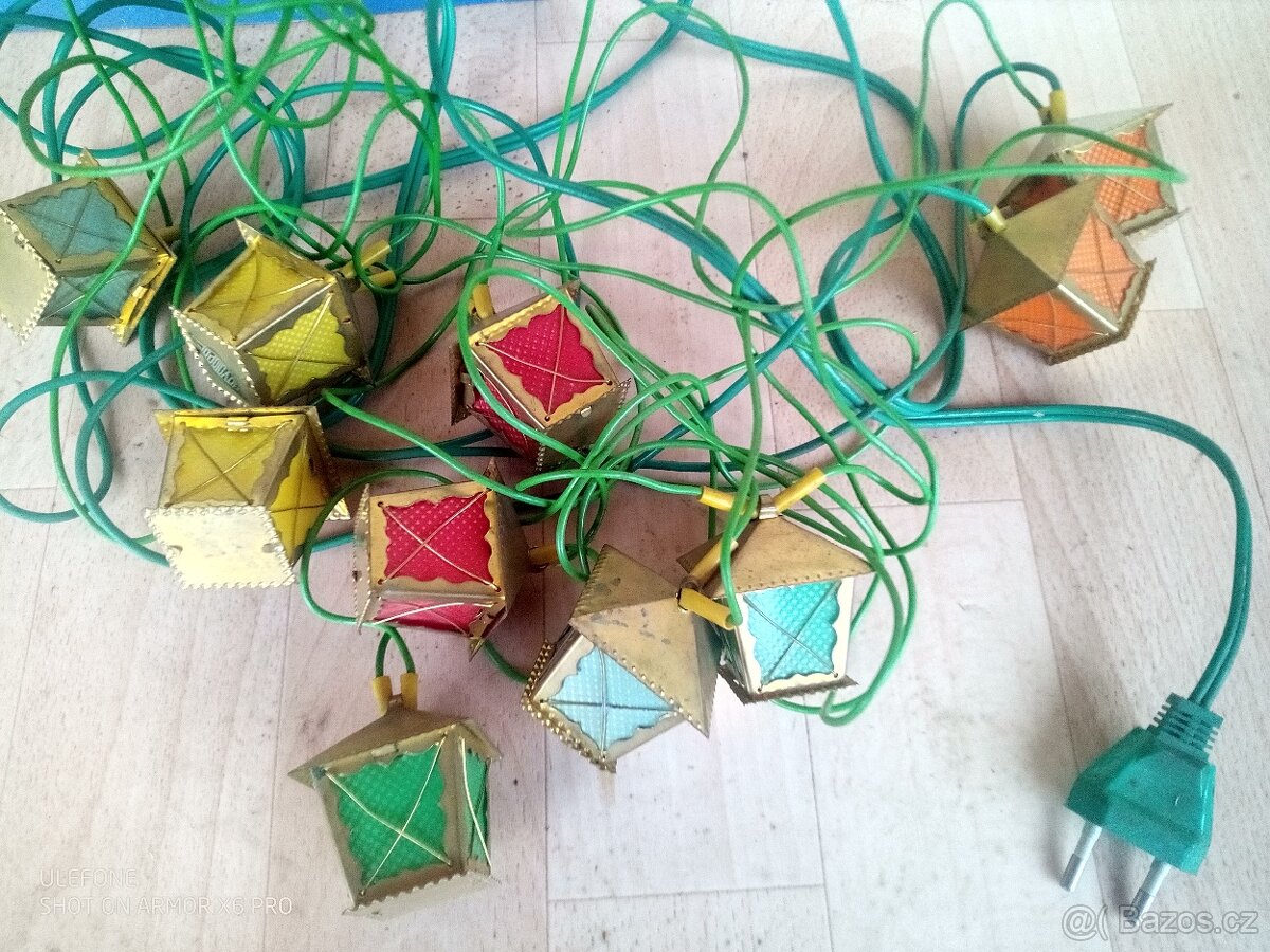 Retro osvětlení vánočního stromu světlušky - 4