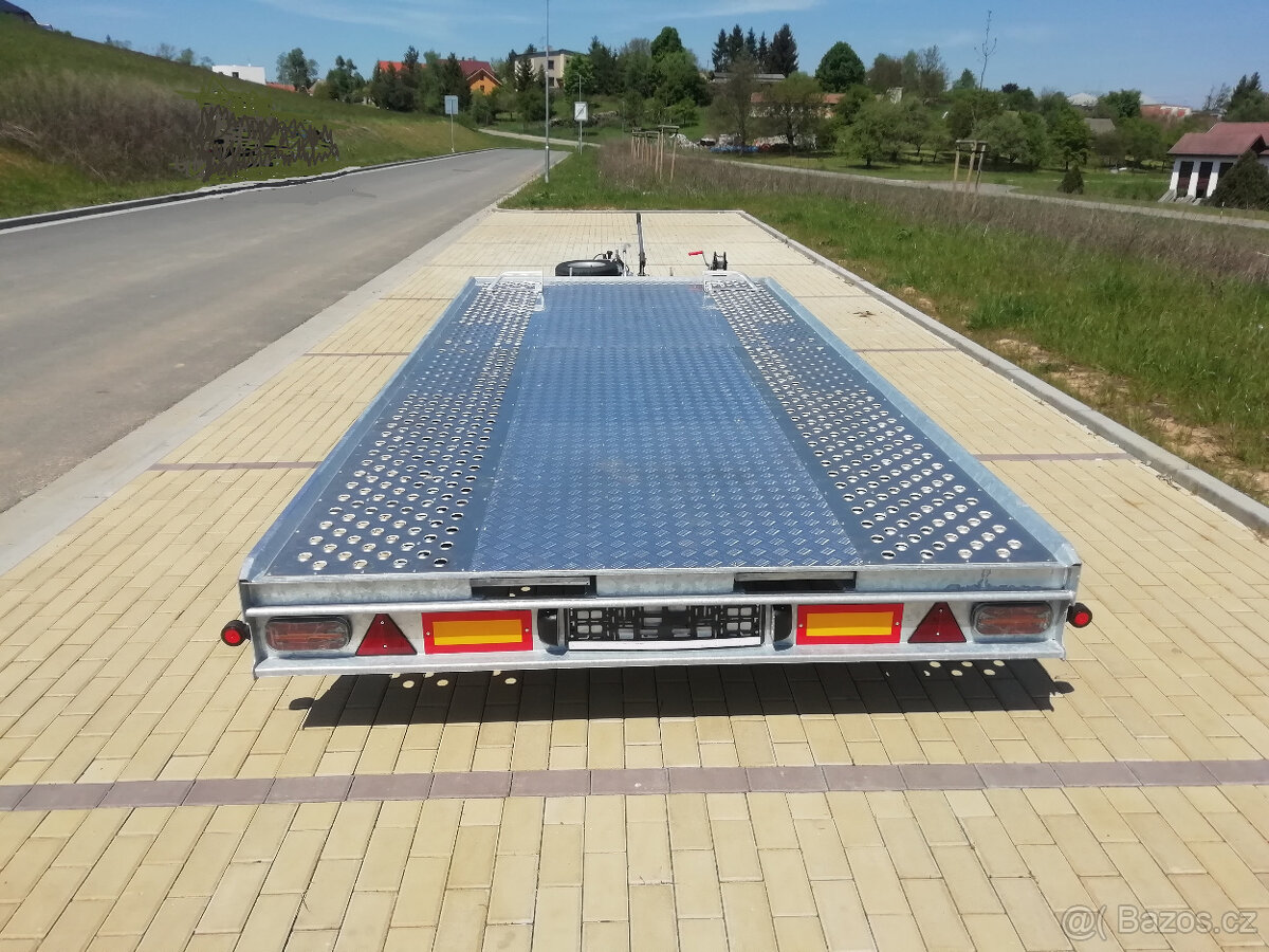 Sklopka hydraulika, ALU plocha 450x210cm, 2700/680kg, výbava