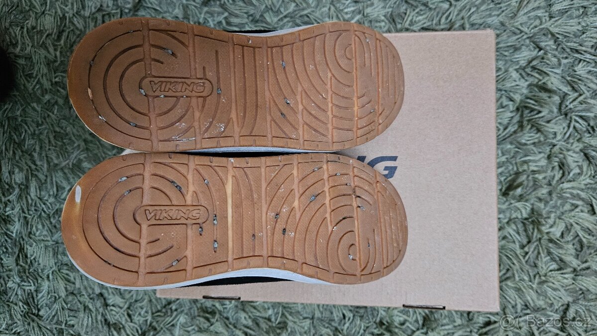 Kožené zimní boty VIKING vel. 34 s GORE-TEX - 4