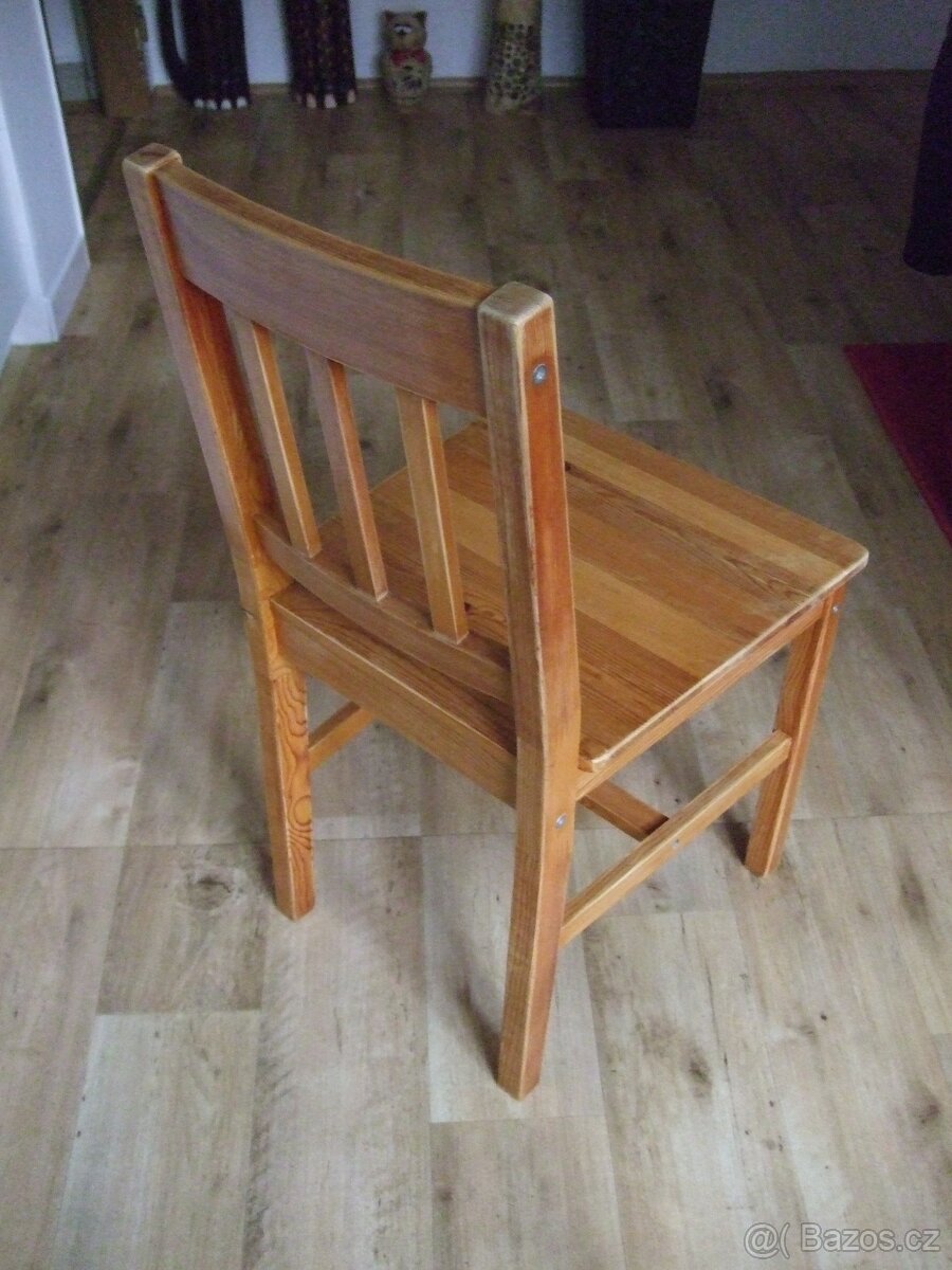 DŘEVĚNÁ ŽIDLE 1 KS - 4