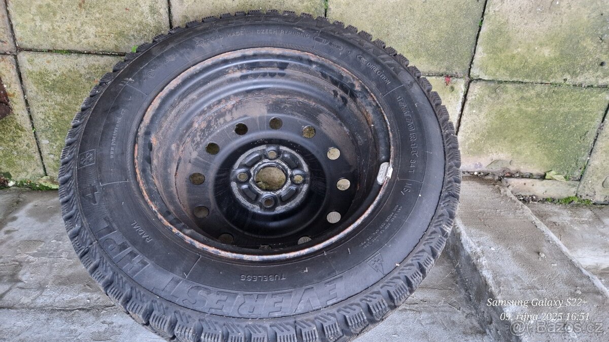 Pneu 175/70R14 Disk 5Jx14 4x100 - 4