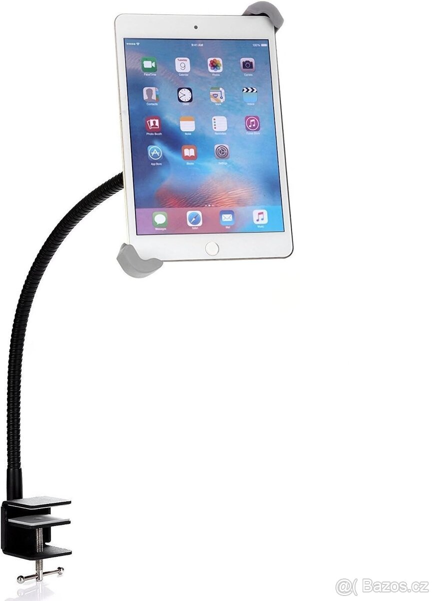 Držák s husím krkem na tablet otočný 360° pro tablety 7-10" - 4