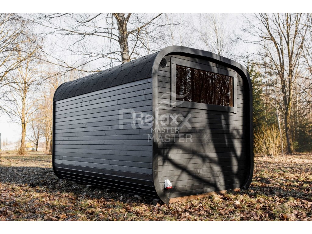 Zahradní finská sauna 3,5M s předsíní - 4