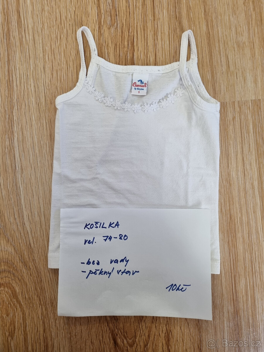 dětské oblečení body a trika 74/80 - 4