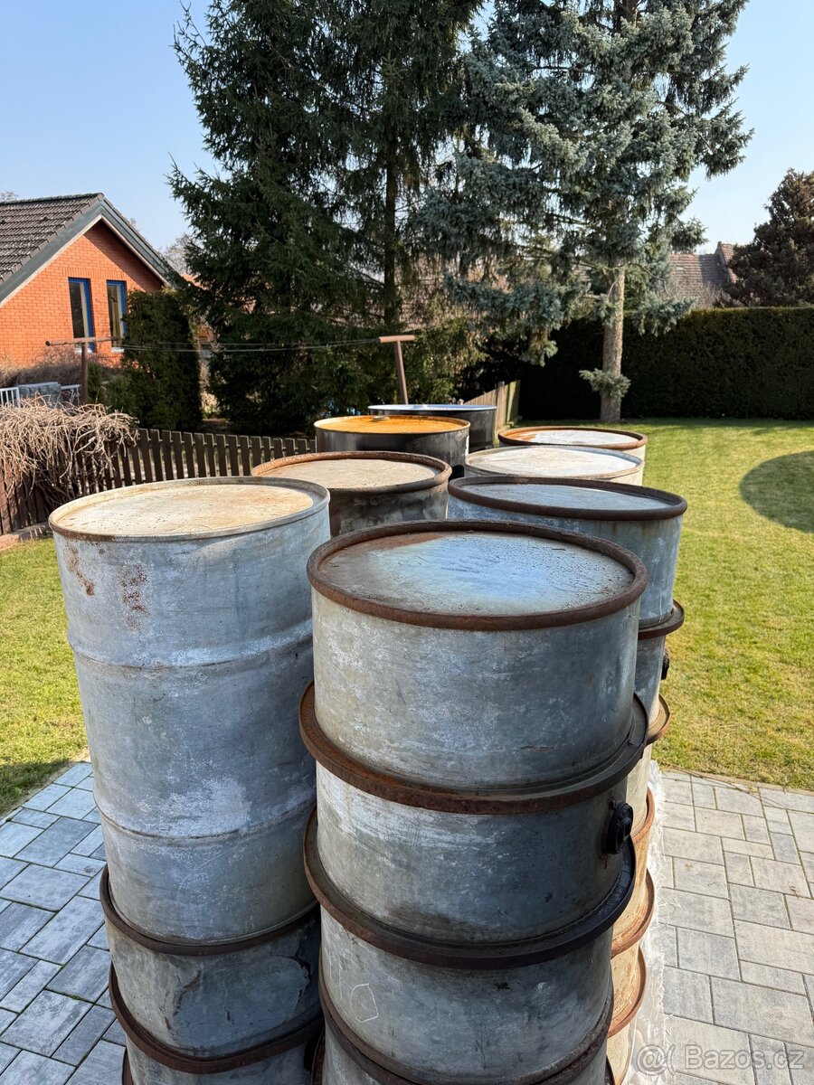 Pozinkované sudy 200 l - 4