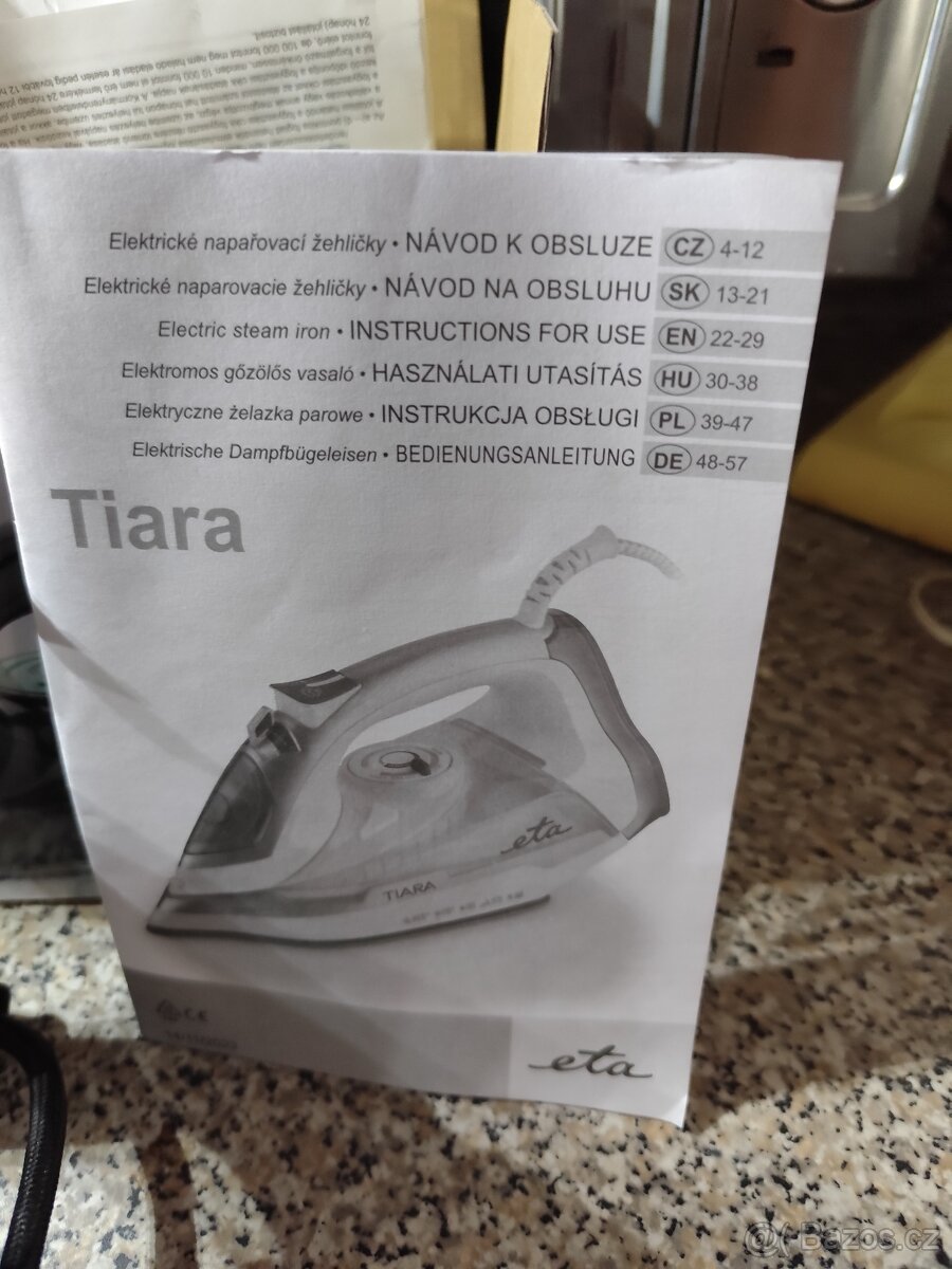ŽEHLIČKA ETA TIARA - NAPAŘOVACÍ - 4