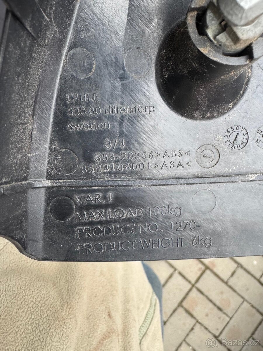 Střešní nosič Thule wingbar/ rapid system - 4