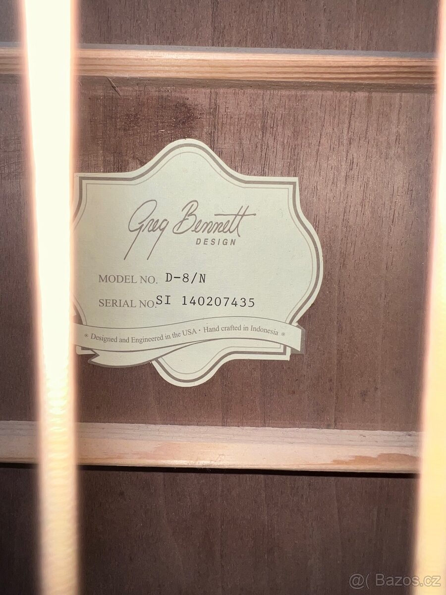 Kytara Greg Bennett D-8/N - 4