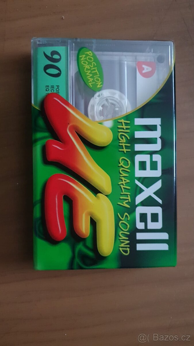 Audiokazeta Sony EF90, Maxell UE90 - 4