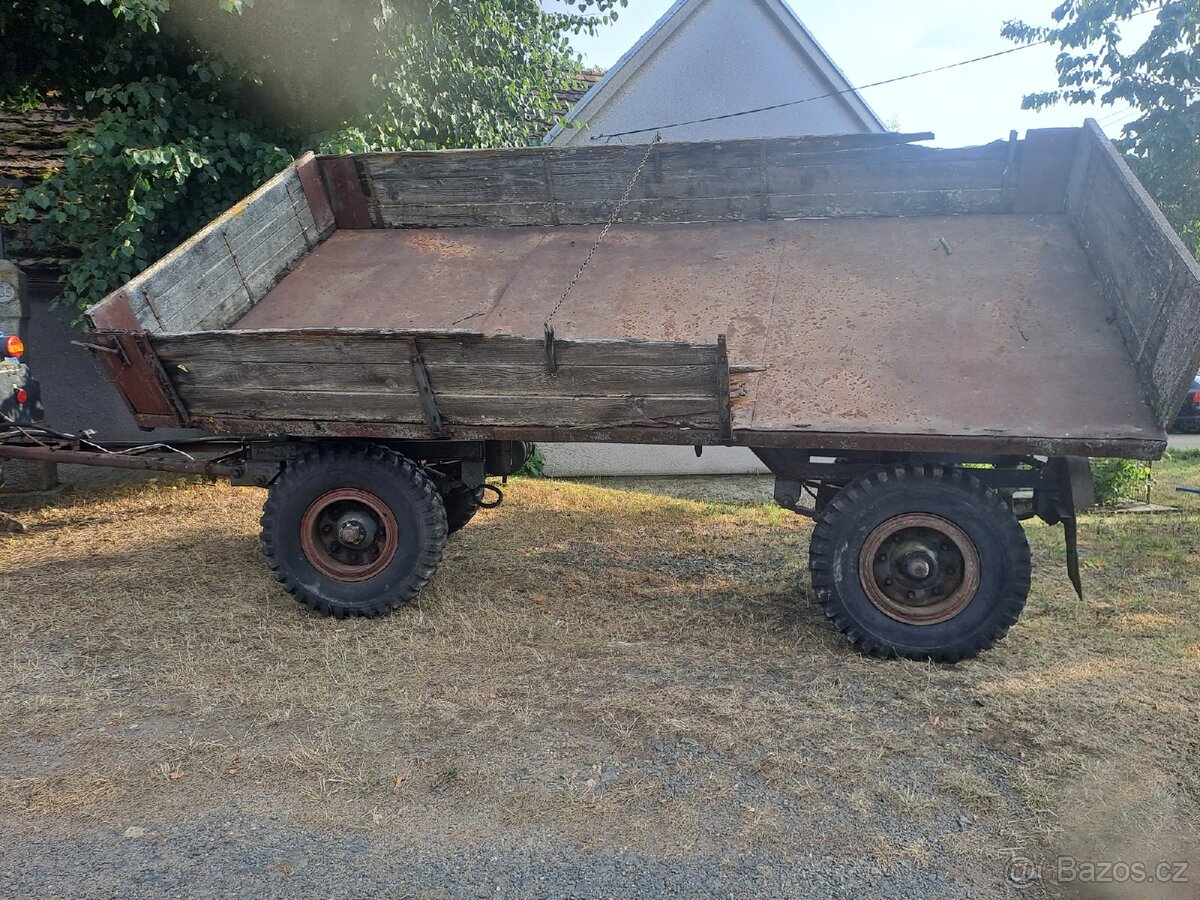 Vlek 7t hydraulický sklápěč bez TP - 4