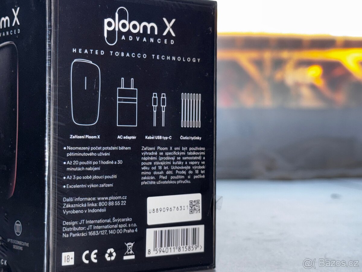 Zahřívač tabáku Ploom X Advanced Black - NOVÝ / NEROZBALENÝ - 4