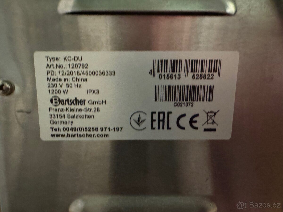 Nízkoteplotní trouba BARTSCHER - Holdomat - 4