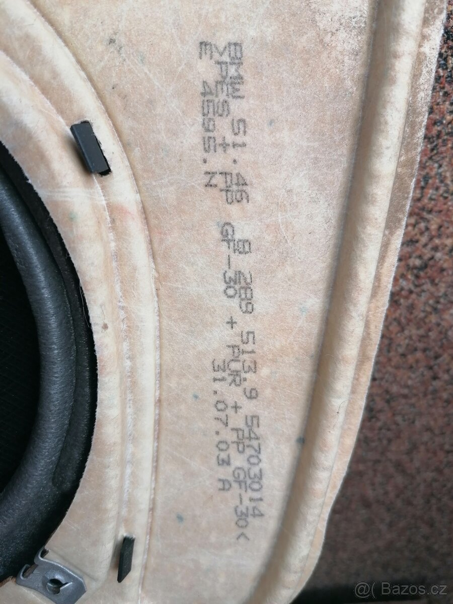 BMW E46 sedan -zadní nepoškozené plato - 4