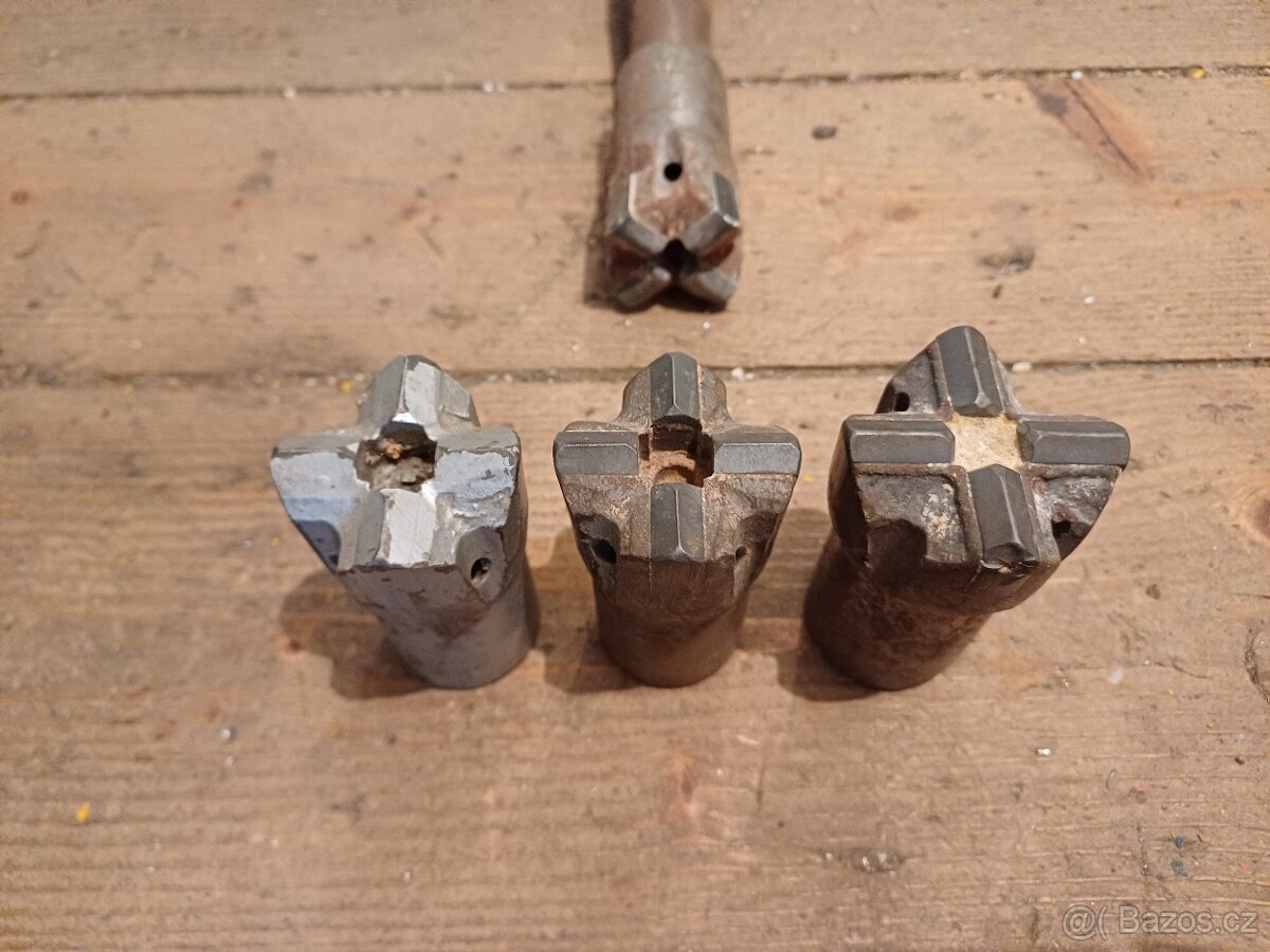 Vrtací korunka,tvrdokov,čtyřbřitá 40mm a 45mm - 4