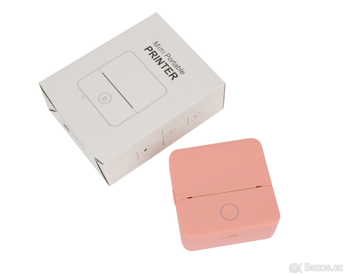 Přenosná bluetooth termo mini tiskárna X6 - 4
