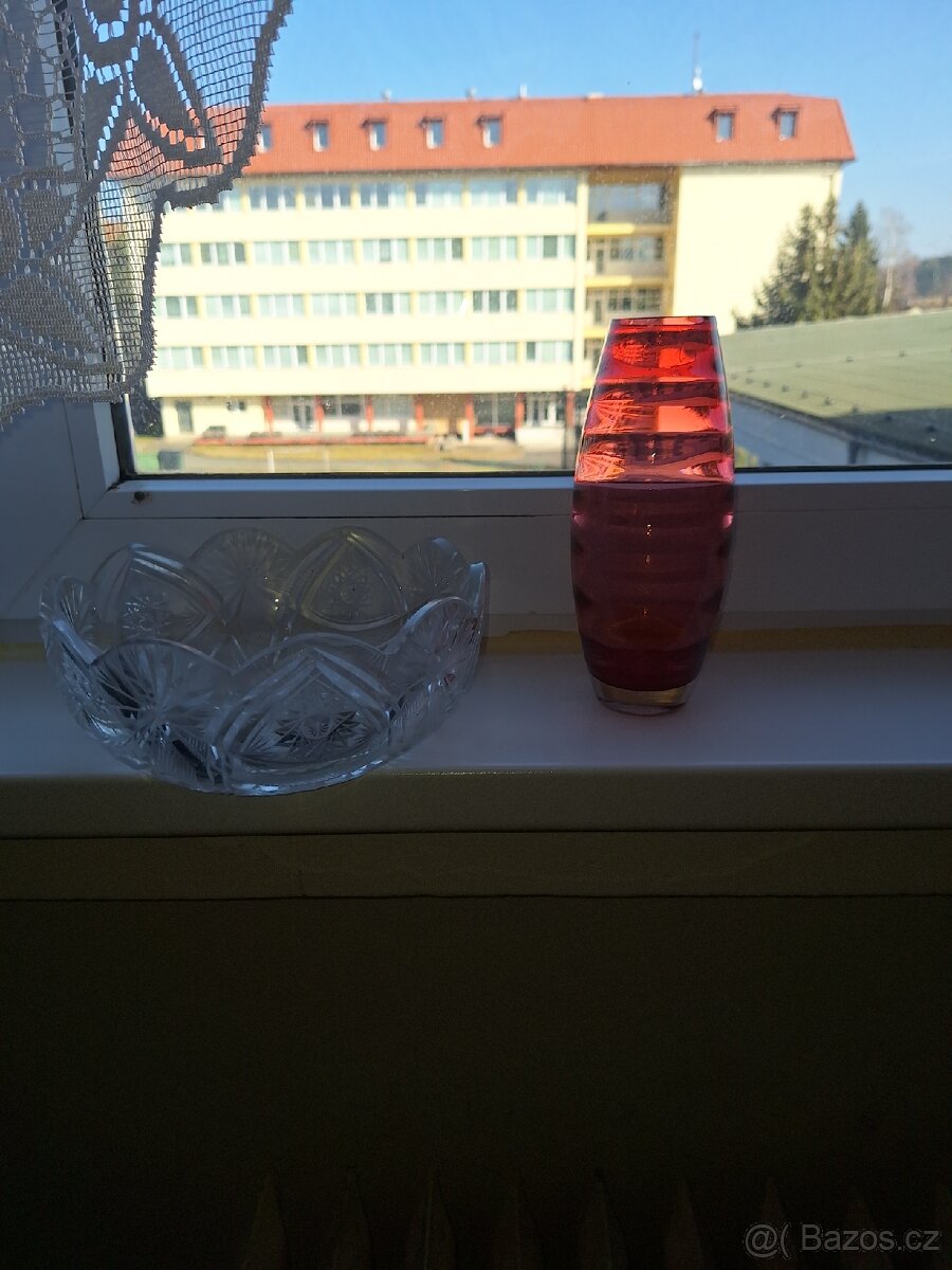 Karel Wünsch malinowy wazon - 4