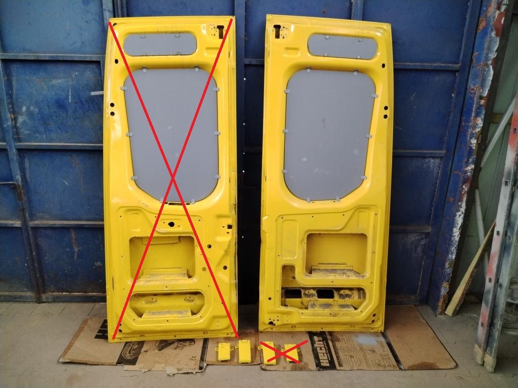 Iveco Daily, zadní dveře a panty - 4