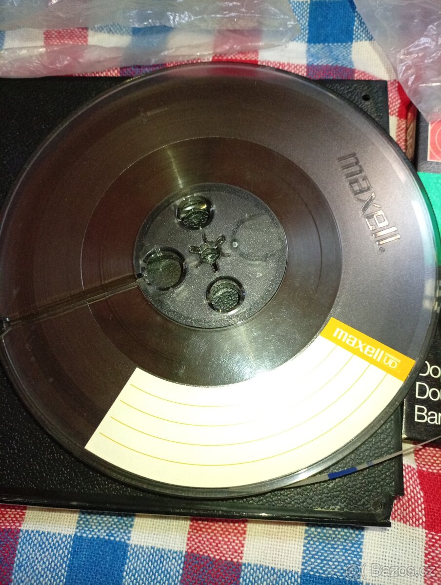 magnetofonové pásky 18cm Maxel, 15cm Basf - 4