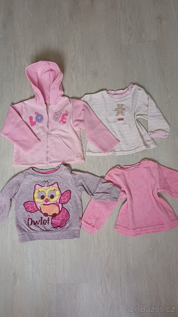 Komplet/ balík oblečení pro miminko (holčičku) vel. 74/80 - 4