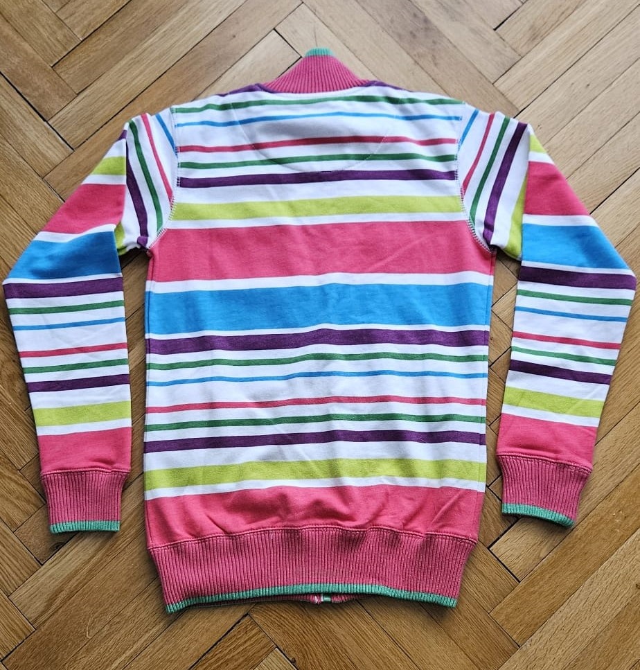 Dívčí pruhovaná mikina zn. Lewro, vel. 140/146 - 4