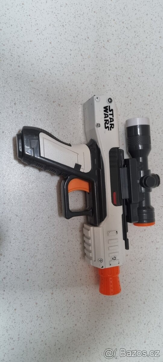 Nerf star wars pistole + náboje+maska Storm trooper - 4